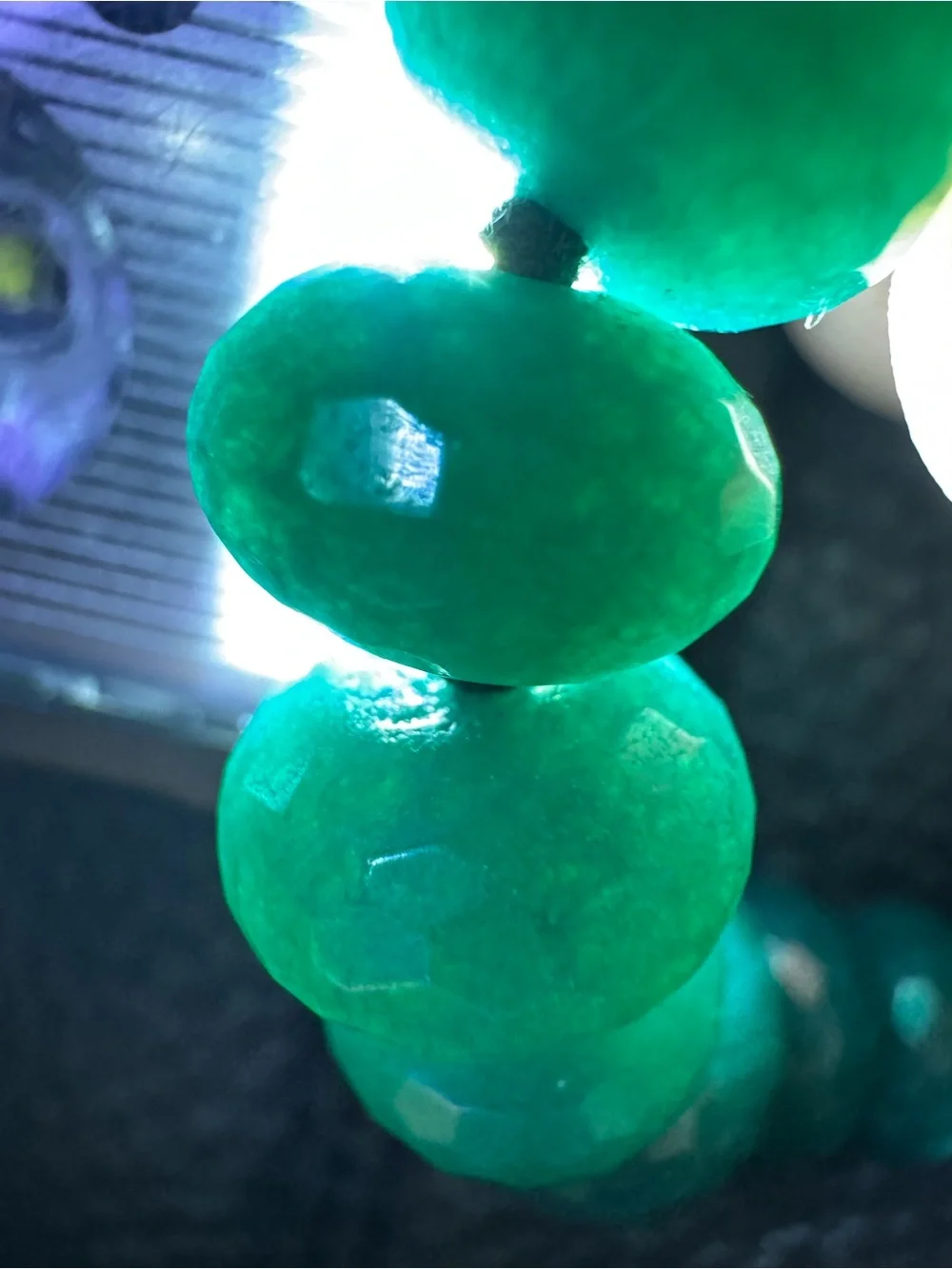 Chan Luu emerald Faceted Beaded Necklace - Picture 5 of 10
